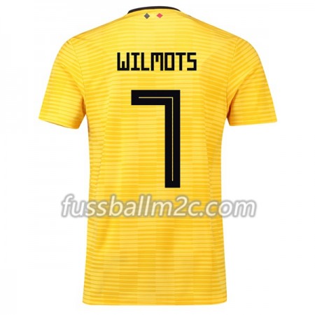Fußballtrikots Belgien Wilmots 7 Auswärts Trikotsatz WM 2018